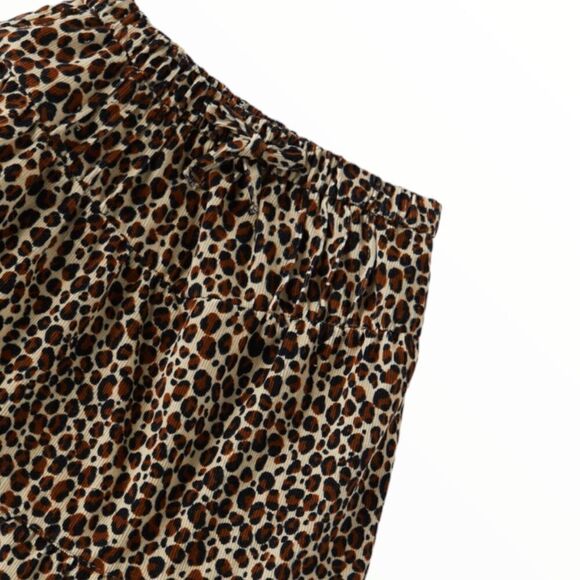 ZARA Kids | Animal Print | FINE WALED CORDUROY SKIRT - Picture 3 of 7